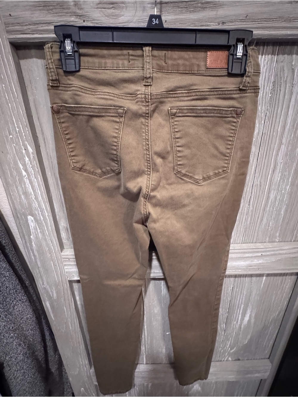 Judy Blue Skinny Jeans in Olive Brown - Picture 3 of 3